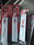 Milwaukee Tool 48-00-5784 6" 18 Tpi The Torch Sawzall Blades (5 Pk). Fixed Price $16.00.