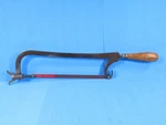 Showy Hilger & Sons Hacksaw Hand W/ Great Ram's Horn Nut Simonds Blade. Fixed Price $90.00.