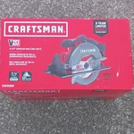 Craftsman V20 20V Max 6-1/2IN Circular Saw CMCS500B Li-ion Tool Only. Fixed Price $59.99.