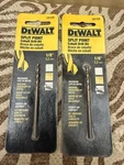 Lot Of 2) Dewalt DW1208 1/8" Cobalt Split Point Twist Drill Bit Nos. Fixed Price $7.50.