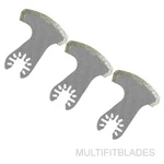 3 X Quick Release Oscillating Diamond Swing Blade - Dewalt, Porter Cable Fit. Fixed Price $23.97.