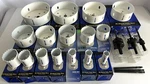 22 Pc Lot Mag-bit Bi-metal From 3/4" To 5" Set With Arbors. Fixed Price $129.00.
