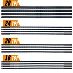 16 Pack Of 6.5 Inch Coping Saw Blades For Woodworking - Carbon Steel. Fixed Price $12.99.