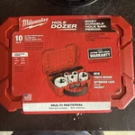 Milwaukee 49-22-4095 10-PIECE Electricians Hole Dozer Saw Kit. Fixed Price $65.00.