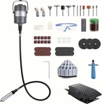 Qnk Rotary Flex Shaft Grinder For Polishing-hanging Tool With Foot Pedal. Fixed Price $89.99.