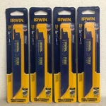 Irwin 372618 Weldtec 6" Bi-metal Reciprocating Saw Blade Tpi 4PK-MADE Usa. Fixed Price $10.88.