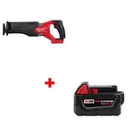 Milwaukee 2821-20 M18 Fuel Sawzall Recip W/ 48-11-1850 Battery Pack. Fixed Price $195.59.