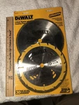 Dewalt DW317P2 7-1/4" Circular Saw Combo Pack Blades DW3171 & DW3526. Fixed Price $12.00.