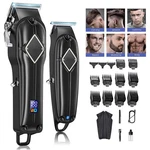 Professional Hair Clippers Cutting Trimmer & T-blade Kit For Men. Fixed Price $43.00.