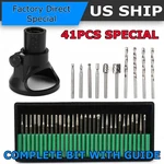 Dremel Rotary Multi Tool Cutting Guide Hss Router Drill Bits Attachment Kit. Fixed Price $12.95.