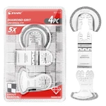 Ezarc Diamond Oscillating Tool Blade Set, Multi Mortar 4PCS, Silver. Fixed Price $35.88.