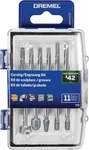 Dremel 729-01 11-PIECE Carving & Engraving Rotary Tool Grey, Silver. Fixed Price $27.99.