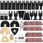 150 Pcs Oscillating Saw Blades, Wood Cutting Multitool Bi-metal Qui. Fixed Price $46.99.