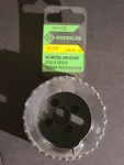 New Sealed Greenlee 825-2-1/2 Hole SAW,2-1/2 In. Diameter, Variable Pitch. Fixed Price $17.00.