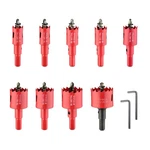 9PCS Bi-metal Hole Saw Kit, Carbide Set For Thin Metal, Wood,plywood.... Fixed Price $35.75.