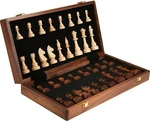 15" Folding Walnut Chess Set With Storage Tournament-size Portable Board. Fixed Price $39.63.