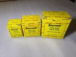 Vintage Starrett Safe-flex Hole Saw Set (3) Made Usa Mint New Condition. Fixed Price $45.00.