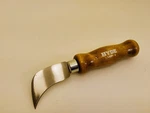 Hyde Usa Linoleum Flooring Knife Hooked End Point Blade 2.25X2" Wood Handle Nos. Fixed Price $16.99.