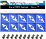 CI4 Diamond Tungsten Carbide Replacement Cutter Inserts Planer Knives With Radiu. Fixed Price $60.99.