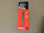 American Line 66-0378 Breakaway Knife Blade 9 Mm, 5/CARD. Fixed Price $10.50.