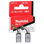 Original Makita Part # CB75 Carbon Brush Set 194971-2. Fixed Price $20.72.