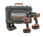 Ridgid 18V Brushless Lithium-ion Combo Kit Hammer Drill Impact Driver R92082. Fixed Price $199.99.