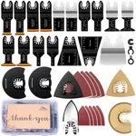Mywish Oscillating Multi Tool Universal Fit Bi Metal Blade Kit 86 Piece Sf. Fixed Price $59.99.