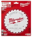Milwaukee 48-40-0620 6-1/2" 24T Framing Circular Saw Blade. Fixed Price $15.50.