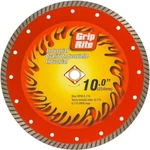 Grip Rite 10" Turbo Diamond Blade. Fixed Price $24.99.