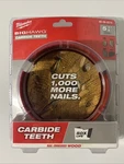 New Milwaukee 49-56-9270 5-1/4 In. Big Hawg Hole Saw With Carbide Teeth. Fixed Price $49.95.