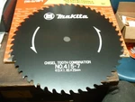 Huge New Nos Makita Chisel Tooth Combination Circular Saw Blade 415MM 16-5/16". Fixed Price $150.00.