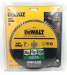 Dewalt DW4702 7" Dry/wet Cut Diamond Blade 5/8-INCH And Knockout Arbor. Fixed Price $23.99.