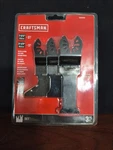 Craftsman Oscillating Tool Blades, 3-PIECE Cutting Set Kit Assortment. Fixed Price $18.50.