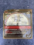 Sears Craftsman 7.5 Inch 176 Tooth 1/2- 5/8 Arbor 932150 Made Usa Saw Blade. Fixed Price $24.99.