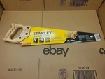 Stanley Sharptooth 20" Steel Hand Saw 8TPI Aggressive Cut 15-087. Fixed Price $20.00.