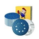 Aozhong 5 Inch P400 Sanding Discs - Diamond Shape, 8 Holes Hook Loop. Fixed Price $12.00.