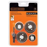 Black+decker 5-PIECE Assorted Hole Saws 71-120. Fixed Price $14.99.