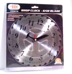 Iit 10" Wall Clock Circular Saw Blade Workshop Decorative Nib. Fixed Price $15.99.
