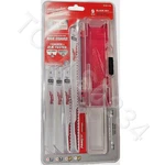 Milwaukee Sawzall 49-22-1145 Pc Blade Set Wood Metal Reciprocating Demolition. Fixed Price $37.99.