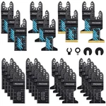 Pecham Oscillating Tool Blade, 34PCS Universal Wood Metal Standard, Black. Fixed Price $45.49.