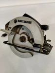 Black & Decker Circular Saw 1/4" No. 7358 2 Hp 5300 Rpm 10 Amps. Fixed Price $16.95.