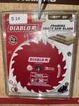 Track Saw Blade 20T 6-1/2". Fixed Price $21.00.