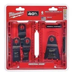 Milwaukee Oscillating Saw Blade Set Pc W/case Bi-metal Usa 48-90-1006. Fixed Price $39.89.