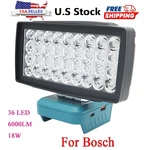 36 Bead Led Car Work Flashlight Torch Usb Power Bank For Bosch 18V Battery. Fixed Price $27.05.
