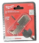 Milwaukee 48-25-5550 2-9/16 In. Switchblade, Pack 3 Pcs.. Fixed Price $14.95.