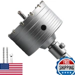 Grixlen 4-1/8 Inch 105MM Concrete Hole Saw With Sds Plus Shank Connecting Rod,. Fixed Price $66.07.