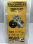 Rockwell Versacut Blade Set Saw Circular Gray Pack 3-3/8" RW9232K New. Fixed Price $24.00.