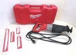 Milwaukee Orbital Reciprocating Sawzall 6536-21, W/ Blades And Plastic Case. Fixed Price $109.99.