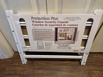 Grisham Awg 4-BAR Window Guard Safety Bars White Adjustable Width. Fixed Price $37.06.