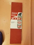 Freud Diablo DCB324120S02G Pk (2) 3" X 24" Grit Power Sander Sanding Belts. Fixed Price $12.00.